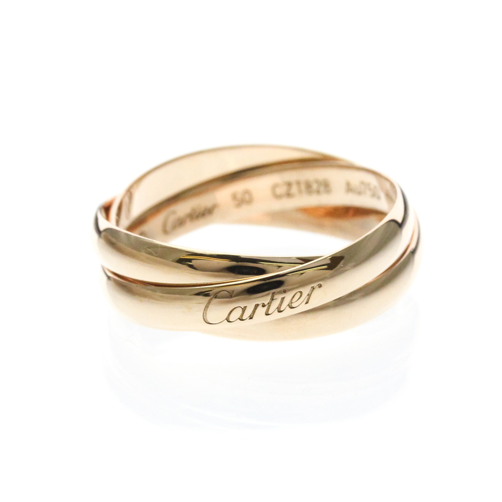 Cartier Trinity Ring Yellow Gold (18K),Pink Gold (18K),White Gold (18K) Fashi...